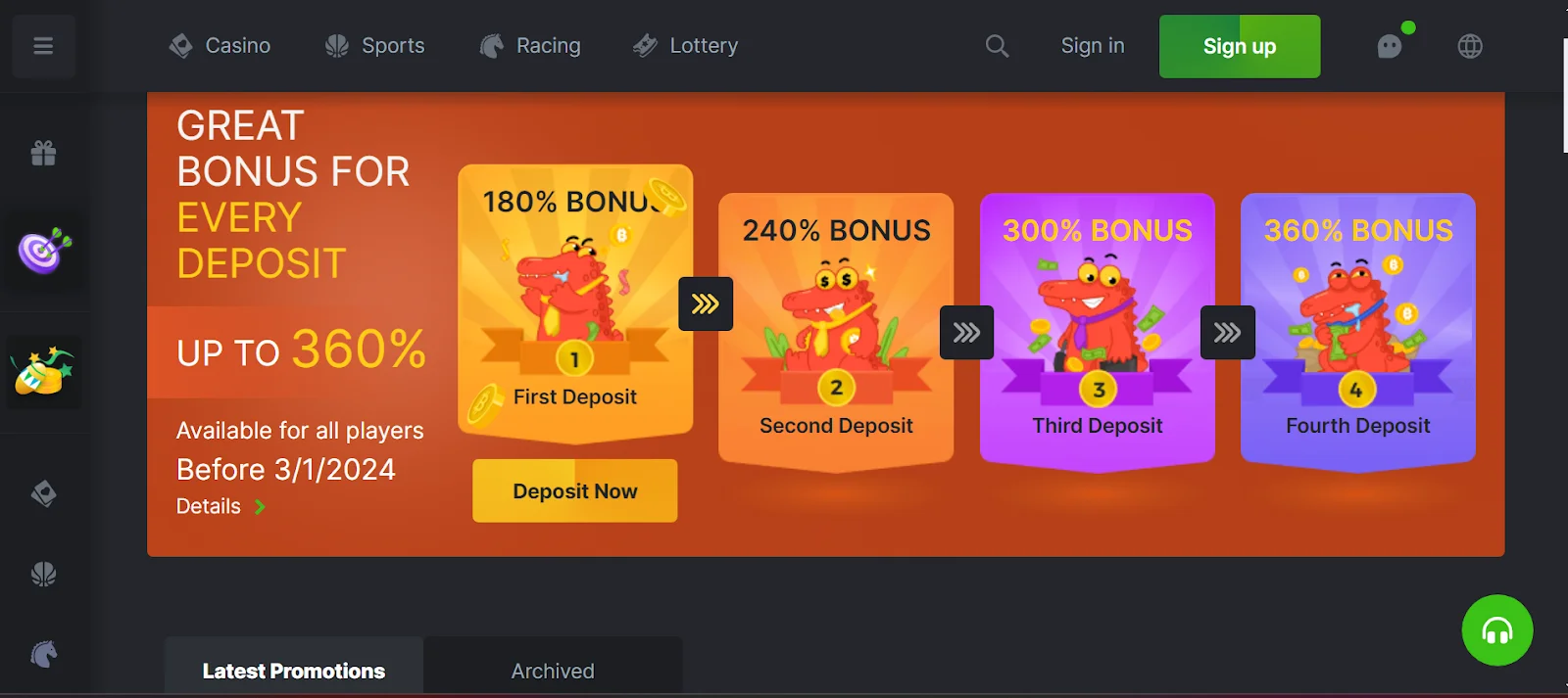 screenshot BC.Game Casino
