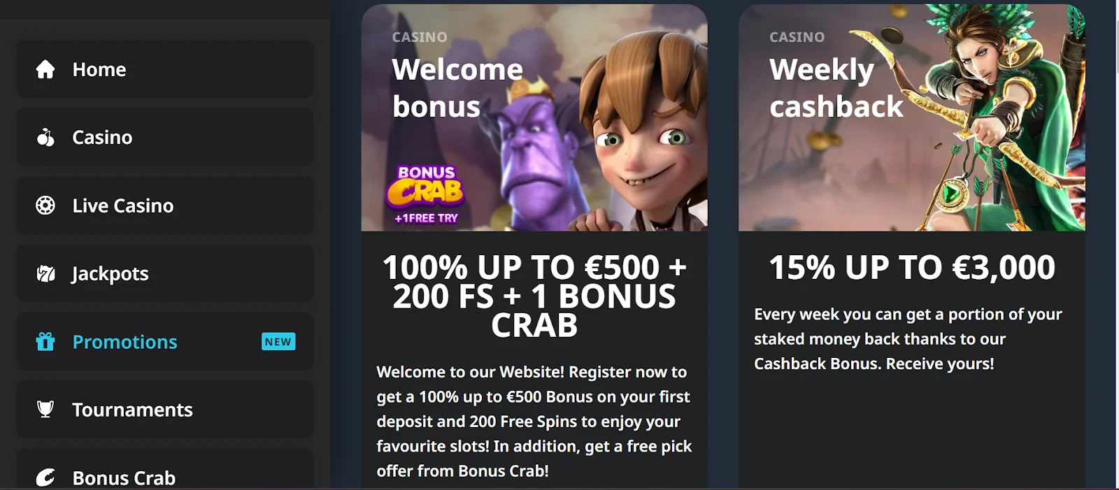 screenshot Buran Casino