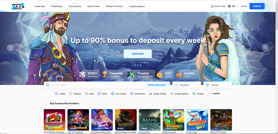 screenshot Ice Casino