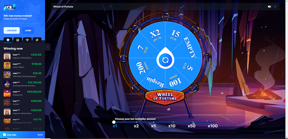 screenshot Ice Casino