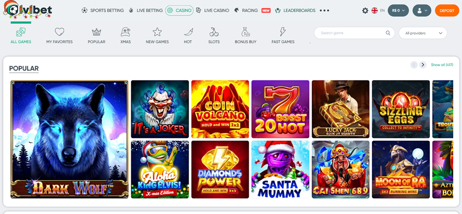 screenshot Ivibet Casino