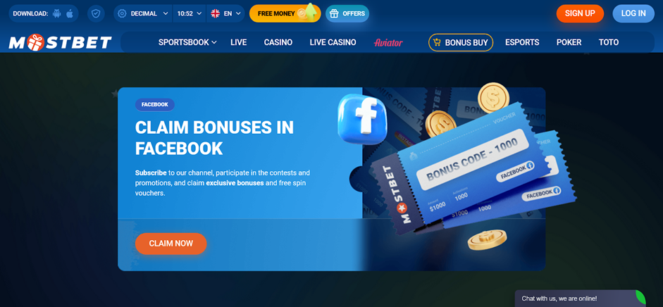 screenshot Mostbet Casino