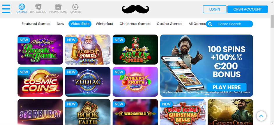 screenshot Mr.Play Casino