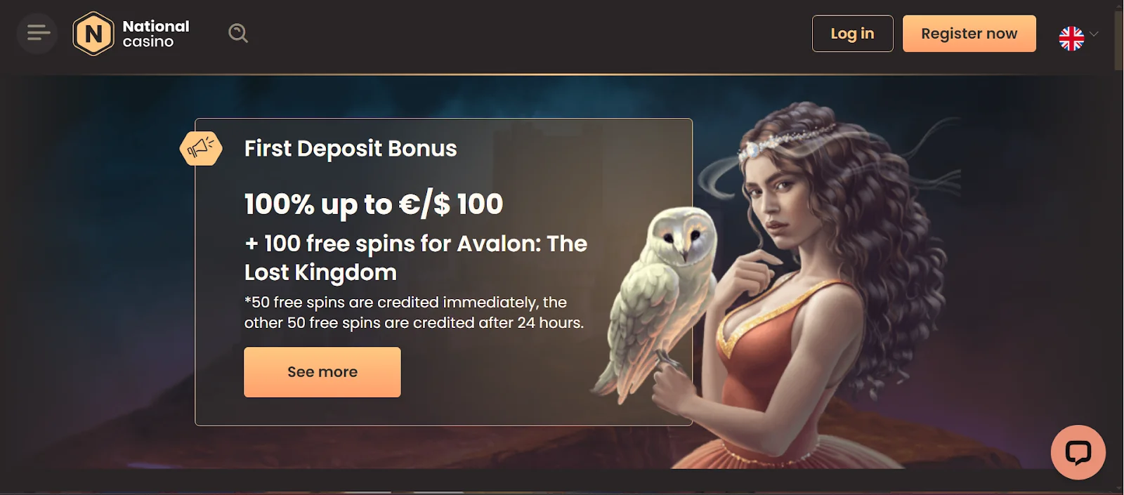screenshot National Casino