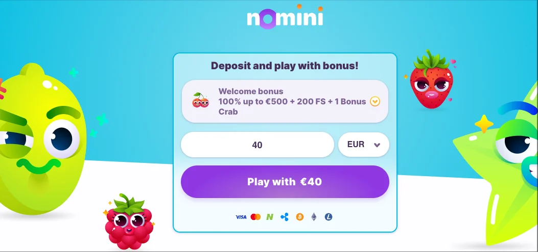 screenshot Nomini Casino