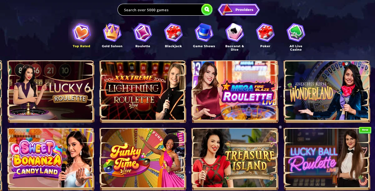 screenshot Wazamba Casino