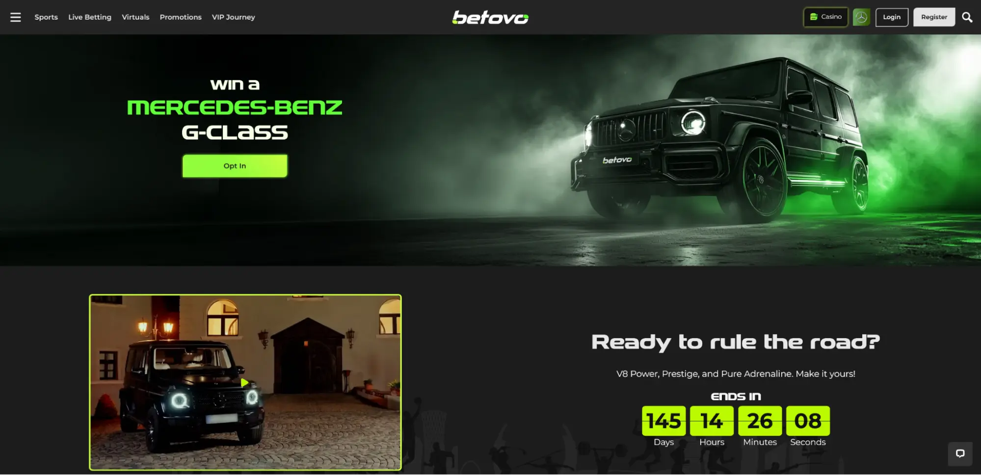 screenshot Betovo Casino