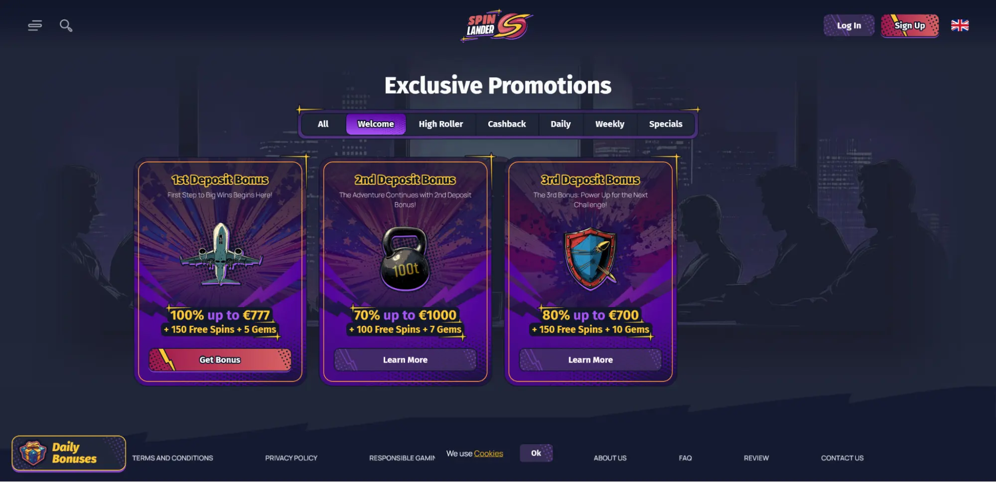 screenshot SpinLander Casino