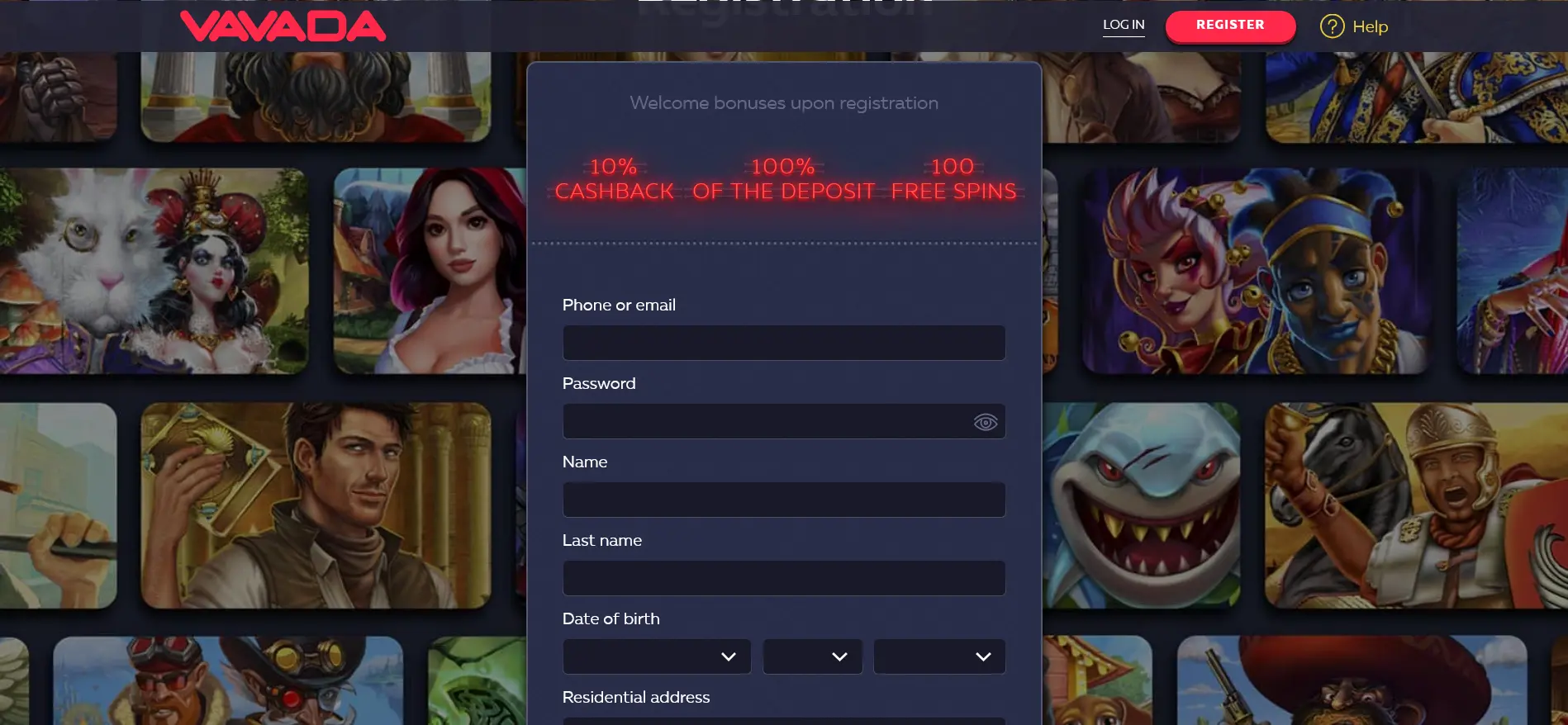 screenshot Vavada Casino