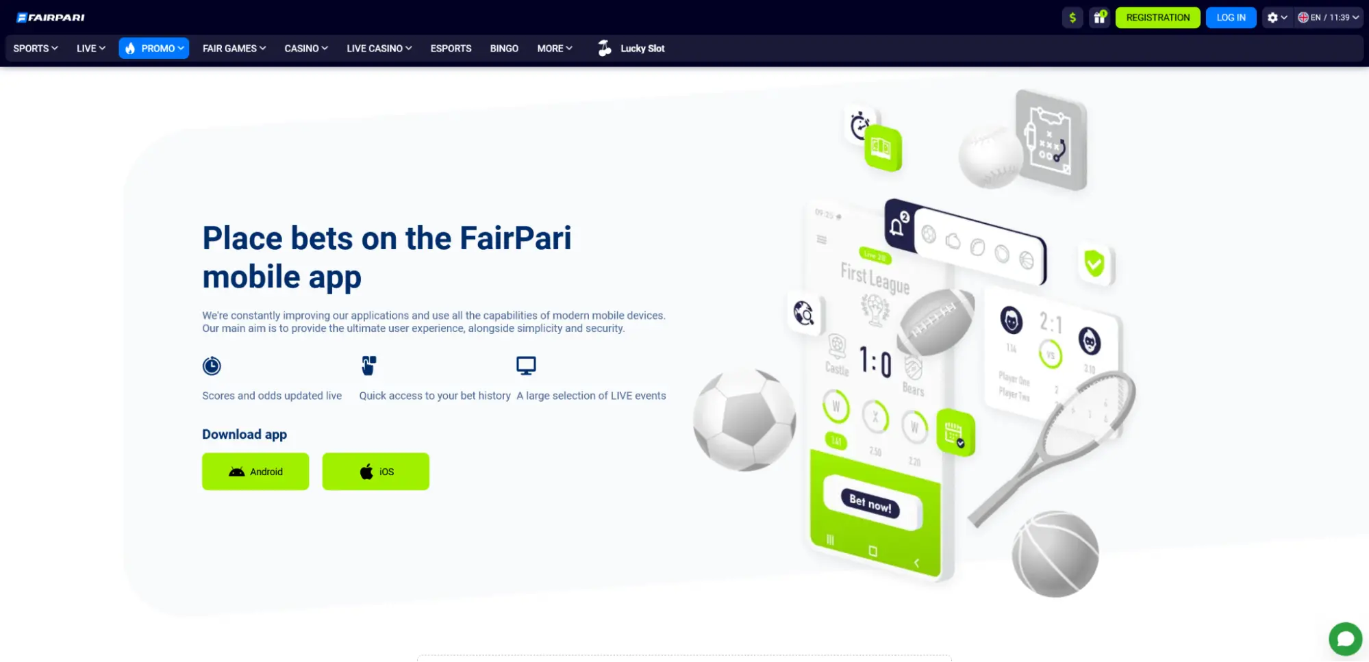 screenshot FairPari Casino