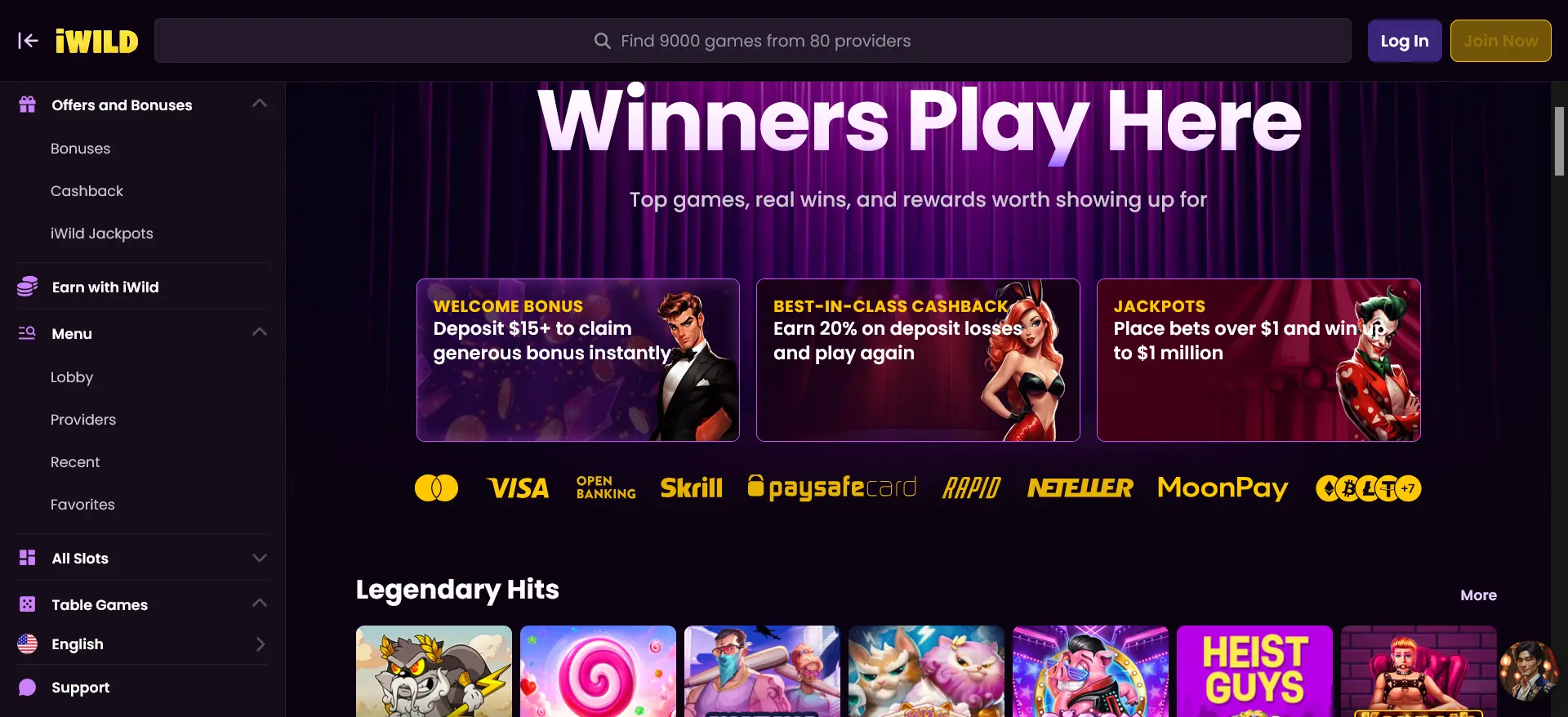 screenshot iWild Casino