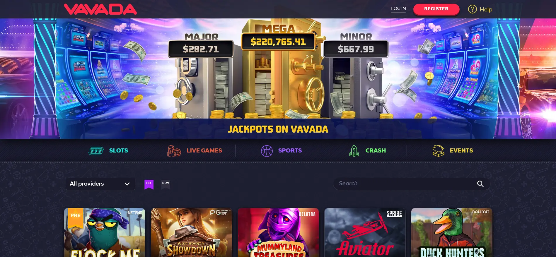screenshot Vavada Casino
