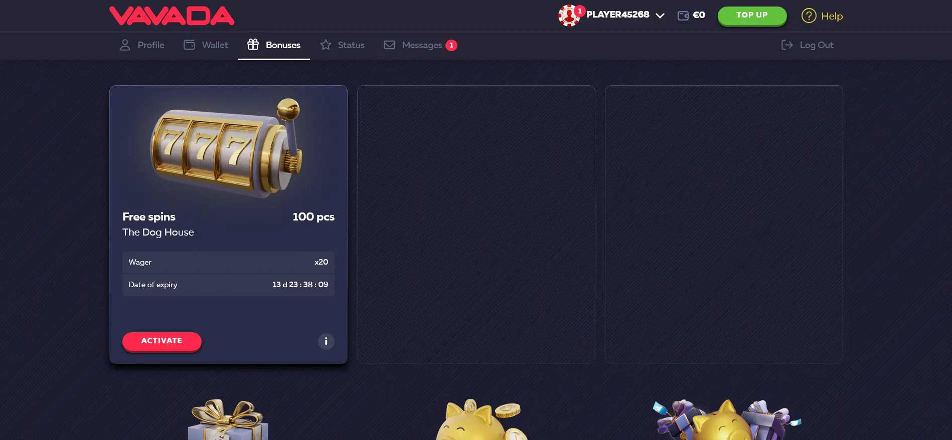 screenshot Vavada Casino