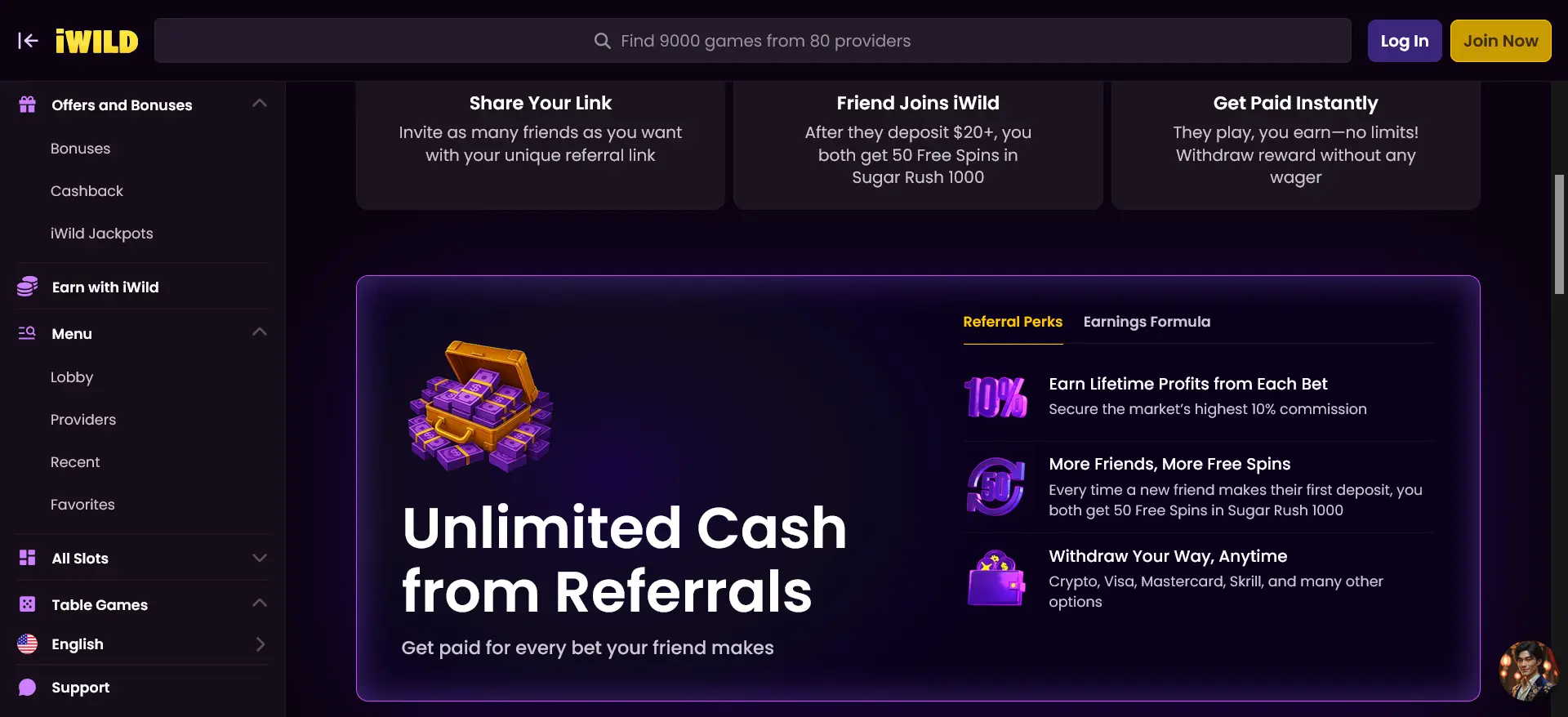 screenshot iWild Casino