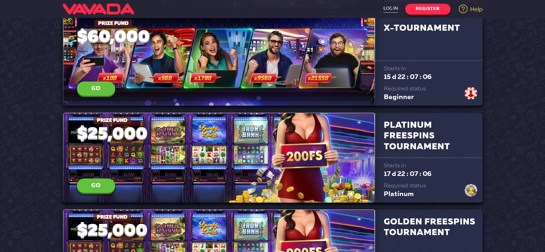 screenshot Vavada Casino